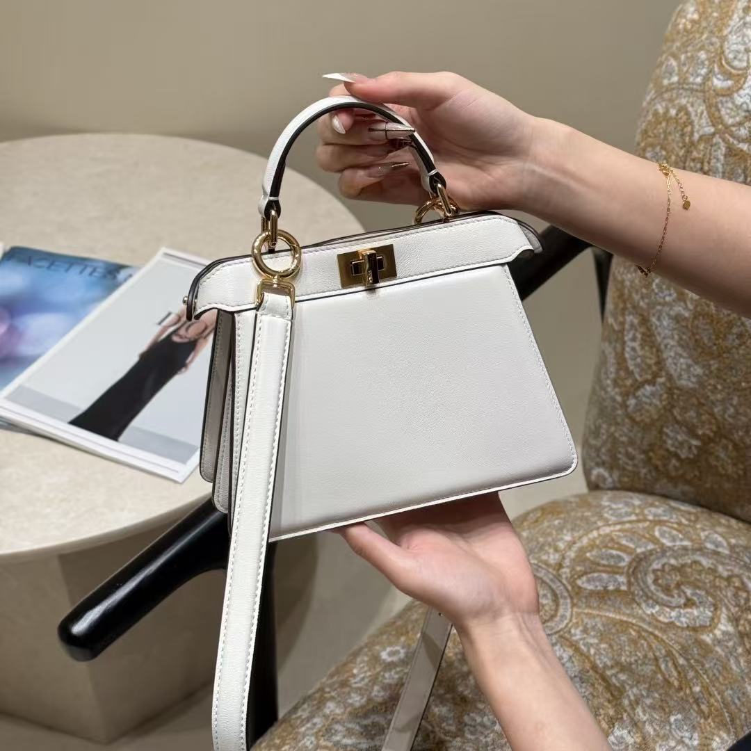 LOVESTAHL Peekaboo I See U Petite Lambskin Satchel Bag