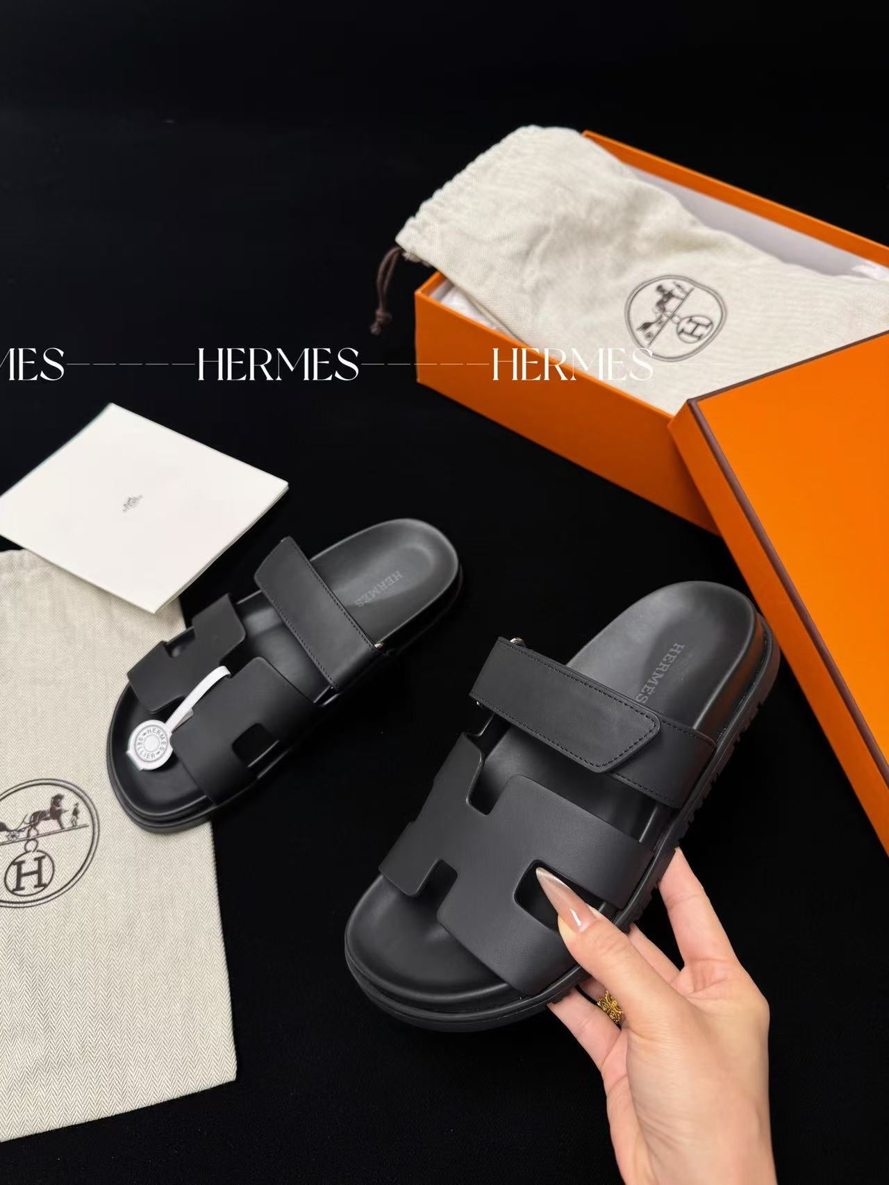 LOVESTAHL Adjustable Velcro H Strap Slides Genuine Top Grain Calfskin 3cm Thick TPU Platform Slip On Sandals For Women Daily Travel