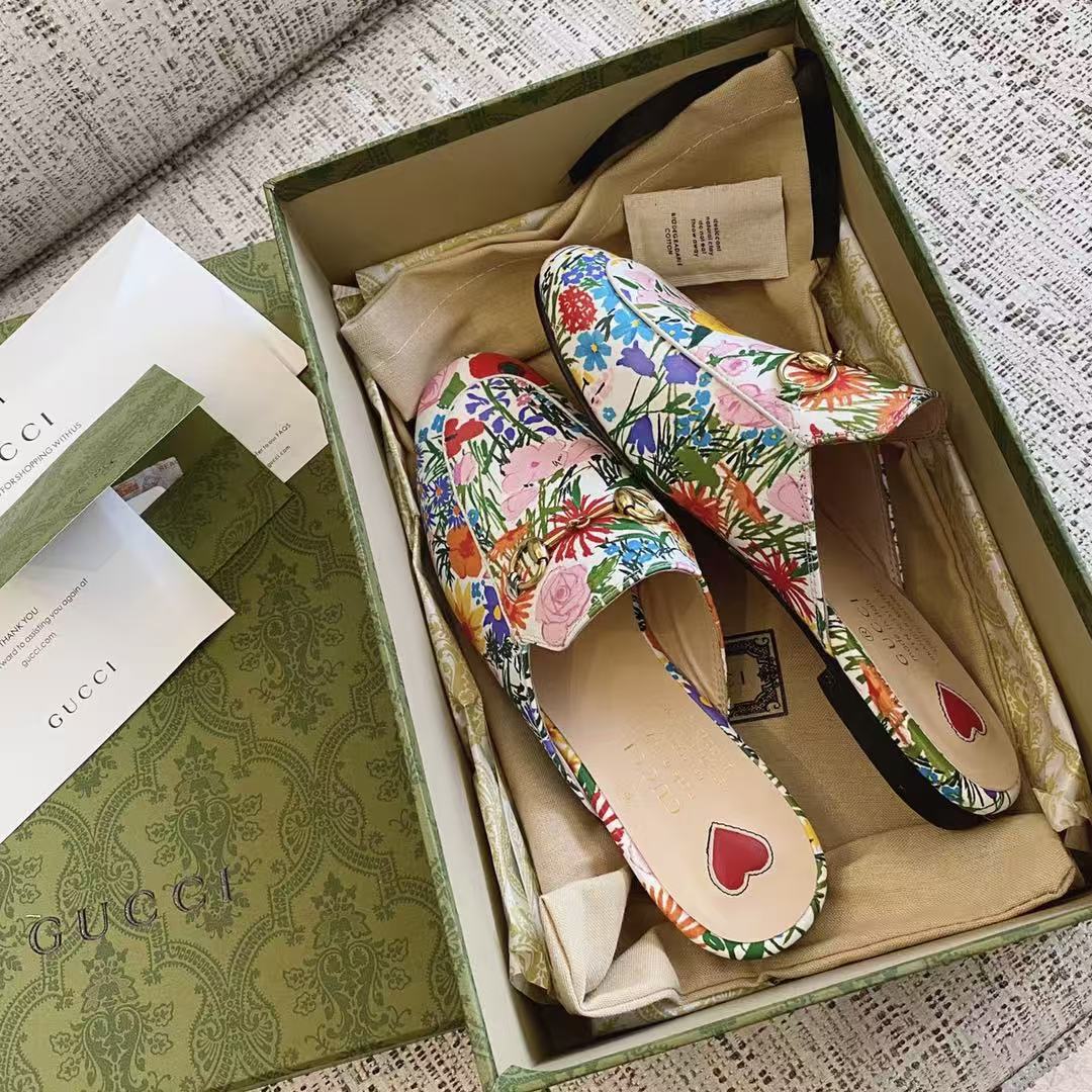 LOVESTAHL Princetown Horse‑Bit Leather Mule Slippers