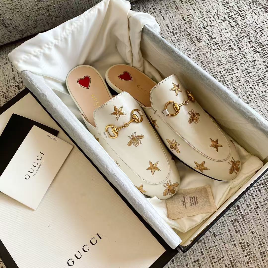 LOVESTAHL Princetown Horse‑Bit Leather Mule Slippers