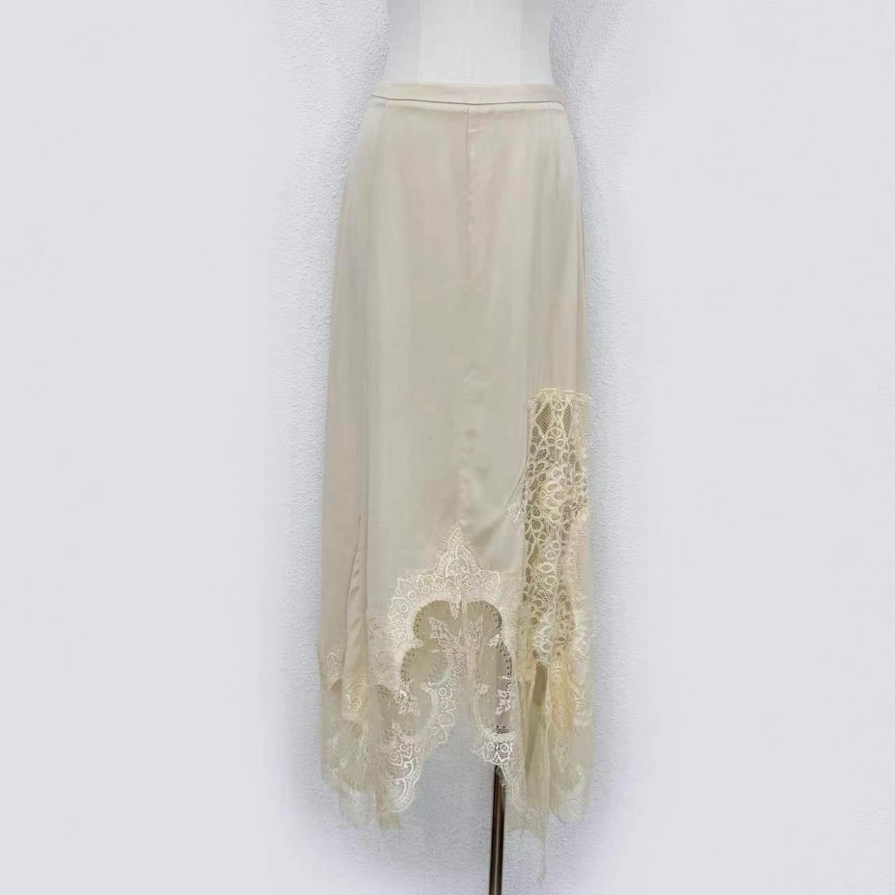 2026 summer women best quality Lovestahl Dreamy Cream Lace Layered Maxi Dress