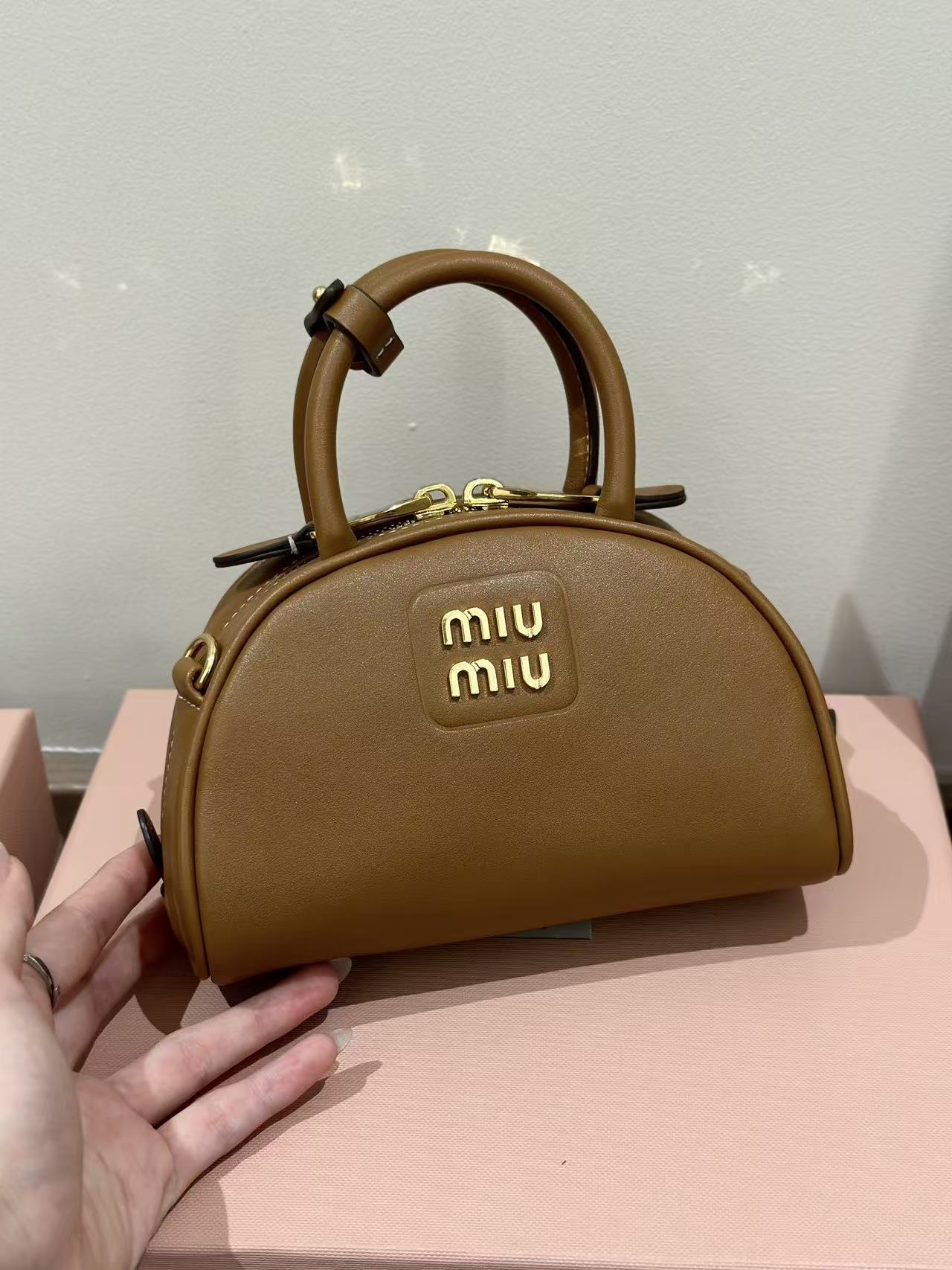 LOVESTAHL Mini Bowling Top‑Handle Handbag