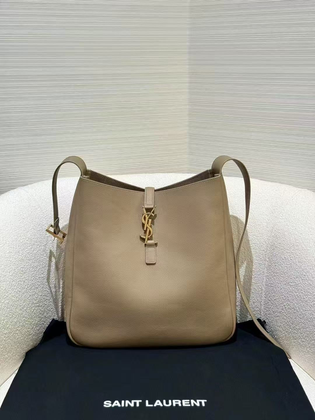 LOVESTAHL Exclusive Vintage Suede Hobo Underarm Bag Antique Custom Hardware Insert Buckle Large Capacity Retro Shoulder Bag Women Trendy Daily Handbag 29cm