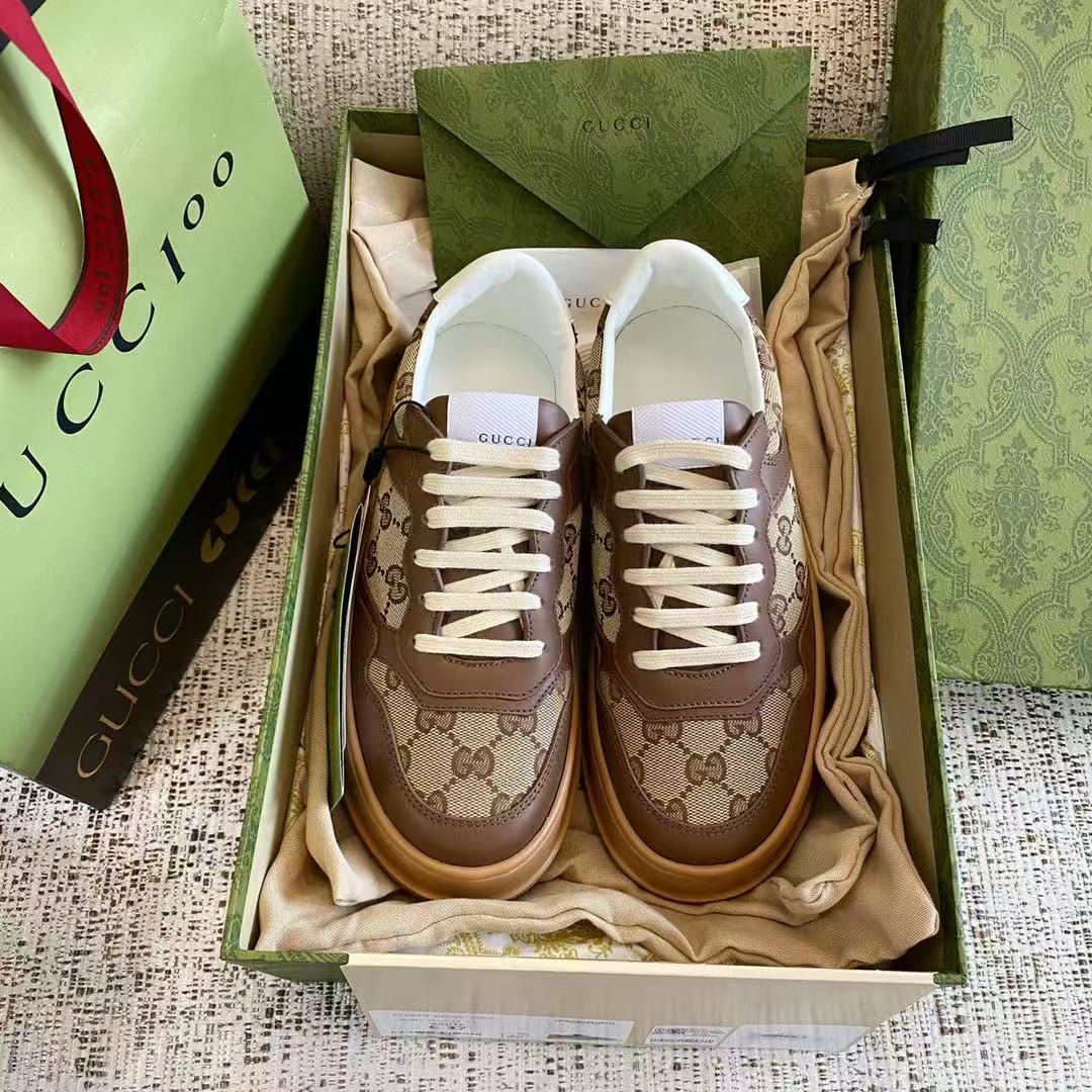 LOVESTAHL Women Retro Skate‑Board Sneakers, Jacquard Canvas & Genuine Cow‑Leather Lace‑up Casual Shoes, Gum Rubber Thick‑Sole Vintage Trainers