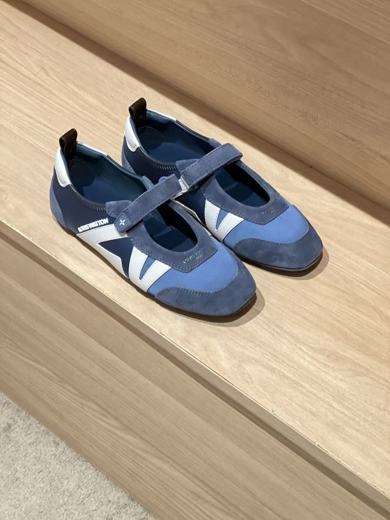LOVESTAHL Mary‑Jane German‑Trainer Ballet‑Style Sneakers