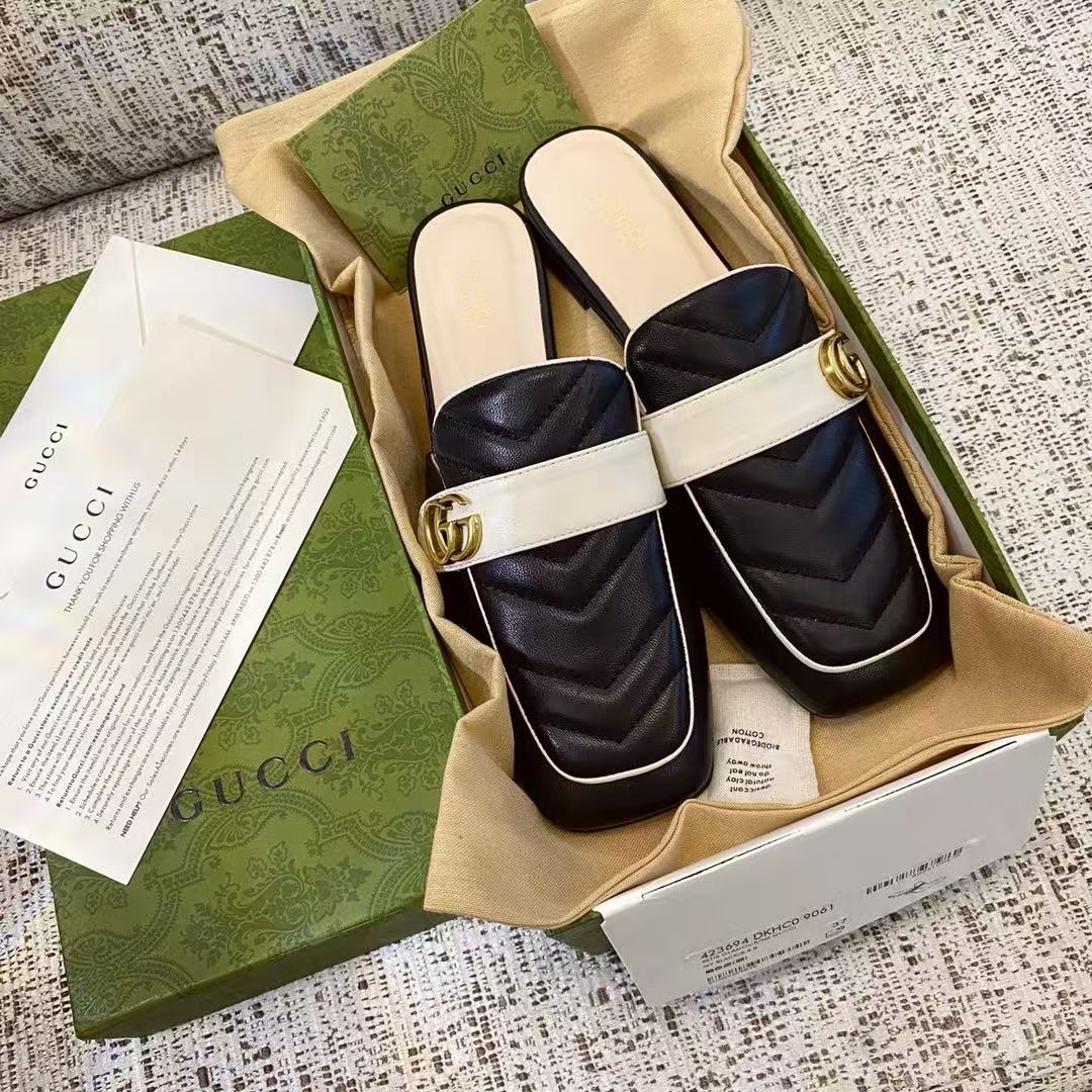 LOVESTAHL Princetown Horse‑Bit Leather Mule Slippers