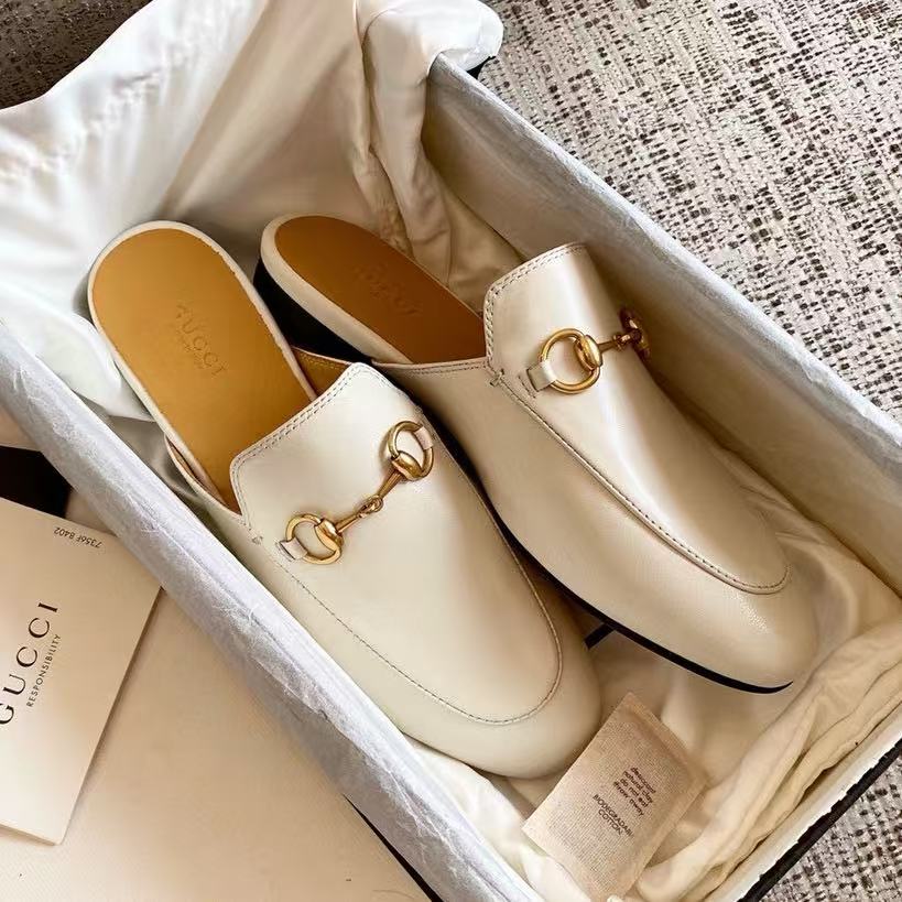 LOVESTAHL Princetown Horse‑Bit Leather Mule Slippers
