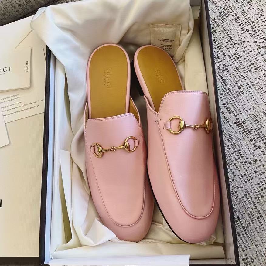 LOVESTAHL Princetown Horse‑Bit Leather Mule Slippers