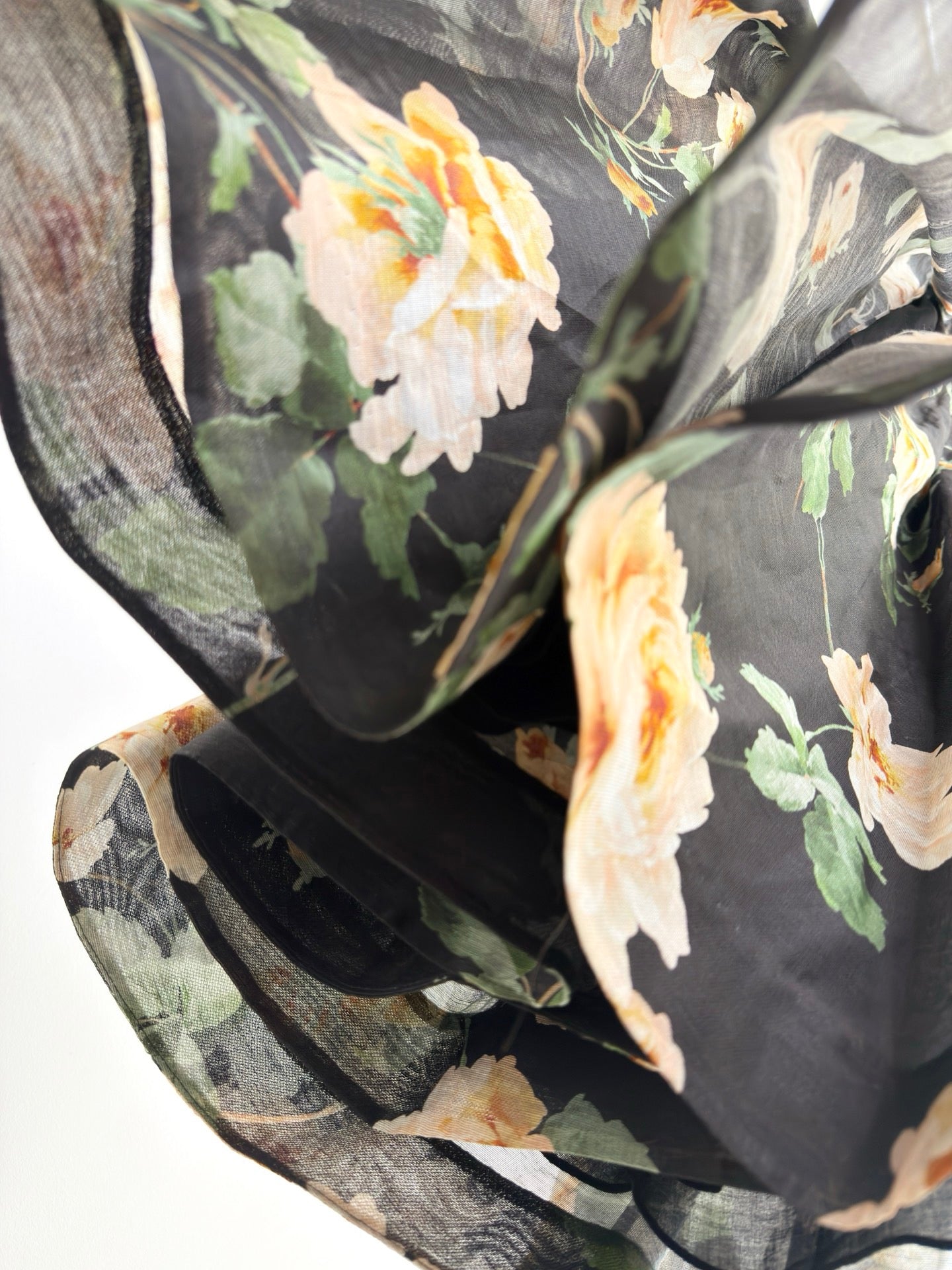 Lovestahl 52% Linen 48% Silk Black Rose Floral Corset Midi Dress Women Spaghetti Strap Sweetheart Hollow Out Bust Flowy A Line Vacation Sundress Style