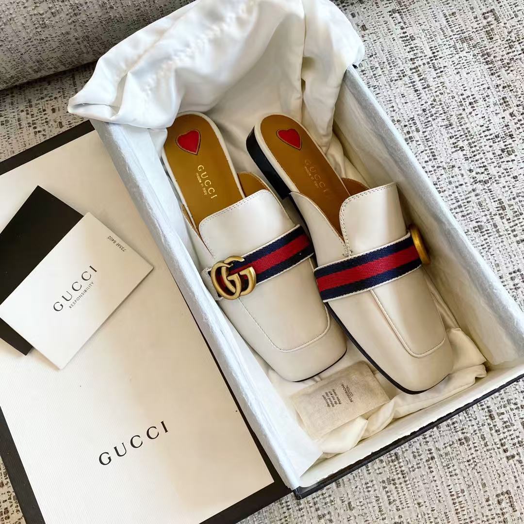 LOVESTAHL Princetown Horse‑Bit Leather Mule Slippers
