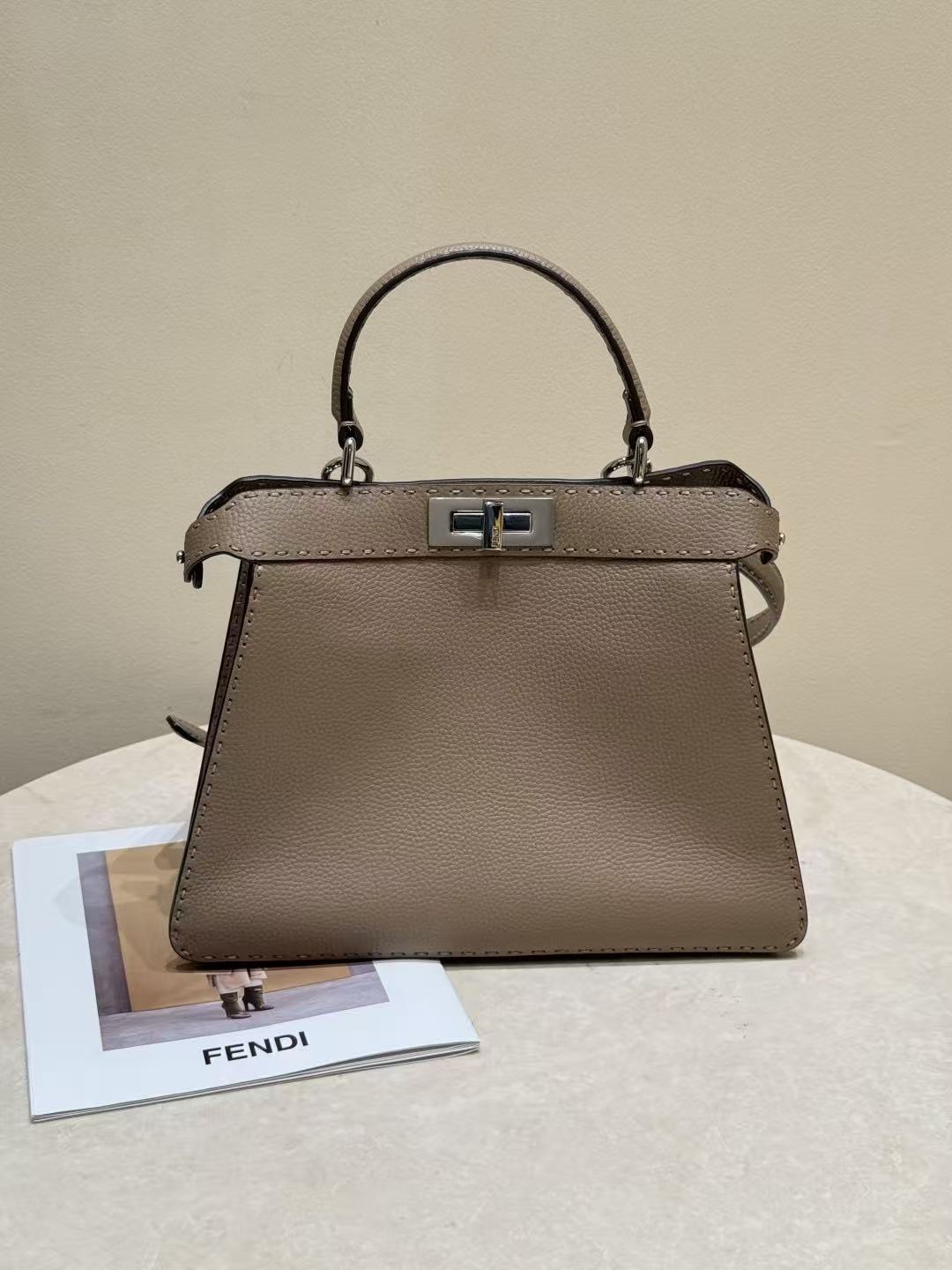 LOVESTAHL Peekaboo Medium‑Size Top‑Handle Satchel Bag