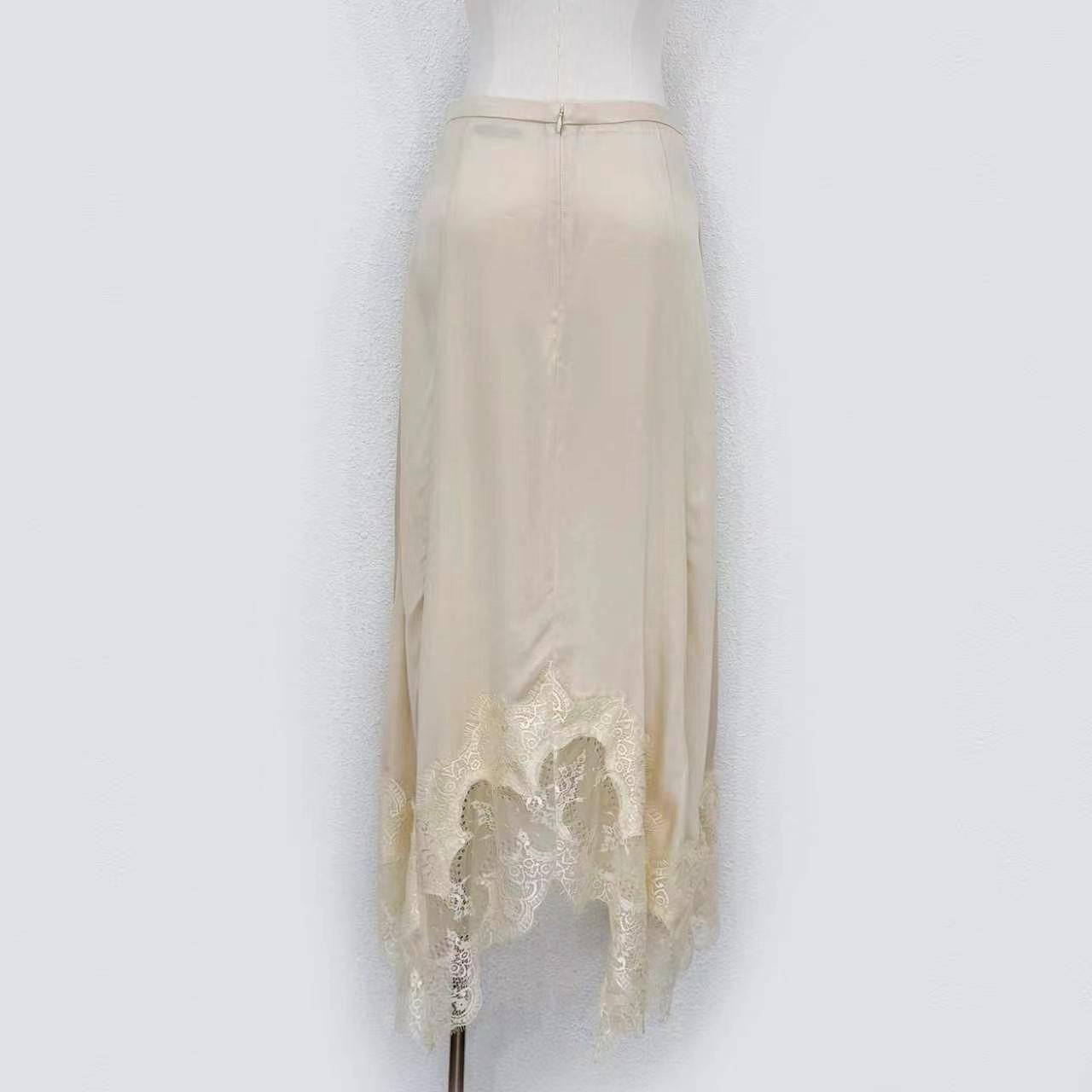 2026 summer women best quality Lovestahl Dreamy Cream Lace Layered Maxi Dress