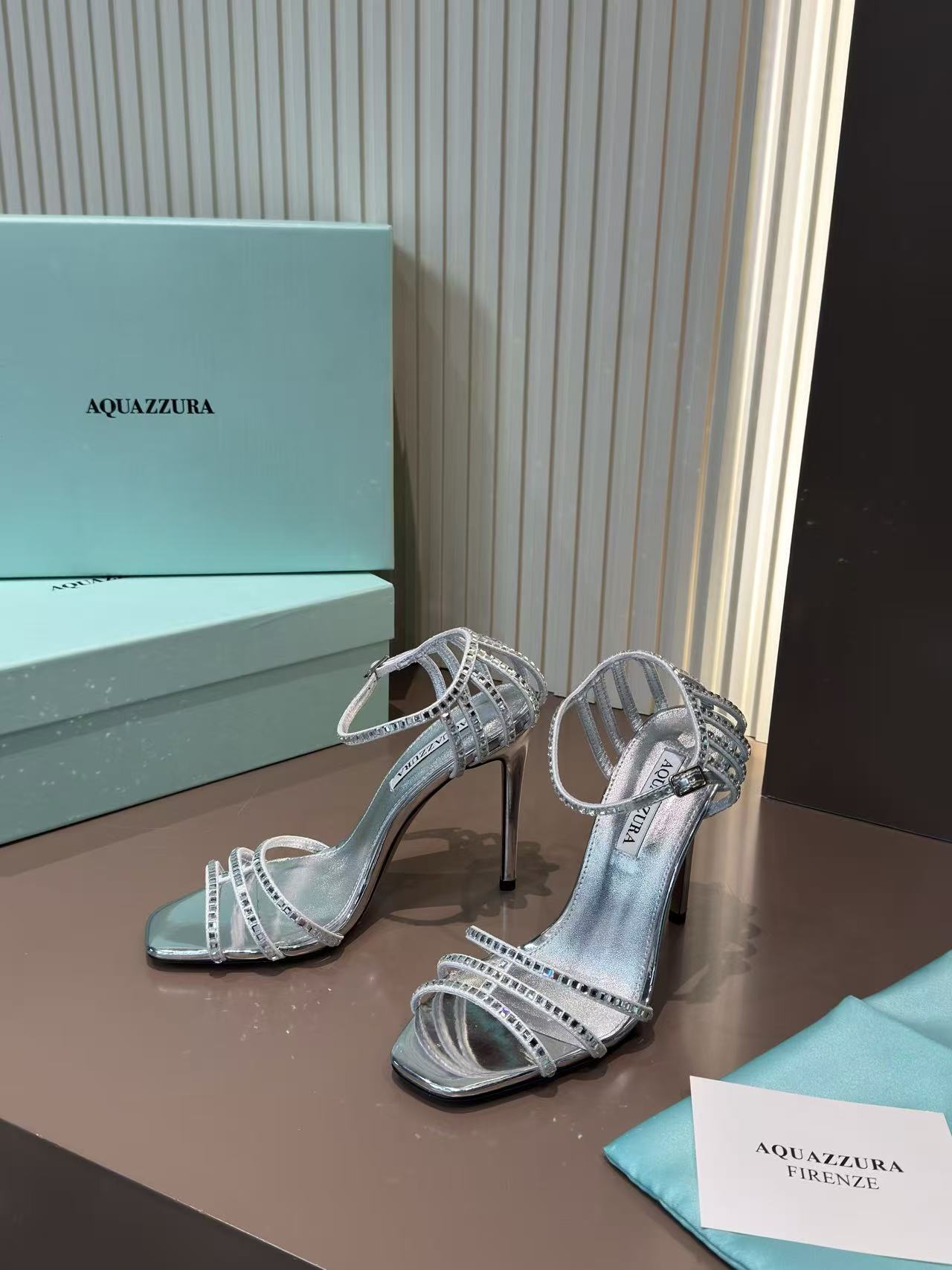 LOVESTAHL 2026 Early Fall Multi-Strap Crystal Slingback Stiletto Sandals Patent Silk Fabric Rhinestone Heels Sheepskin Insole Italian Genuine Leather Outsole Women Formal Party Dress Heels