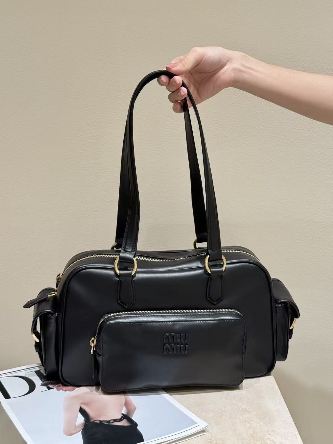 LOVESTAHL Runway‑Style Pocket Slim Biker Handbag