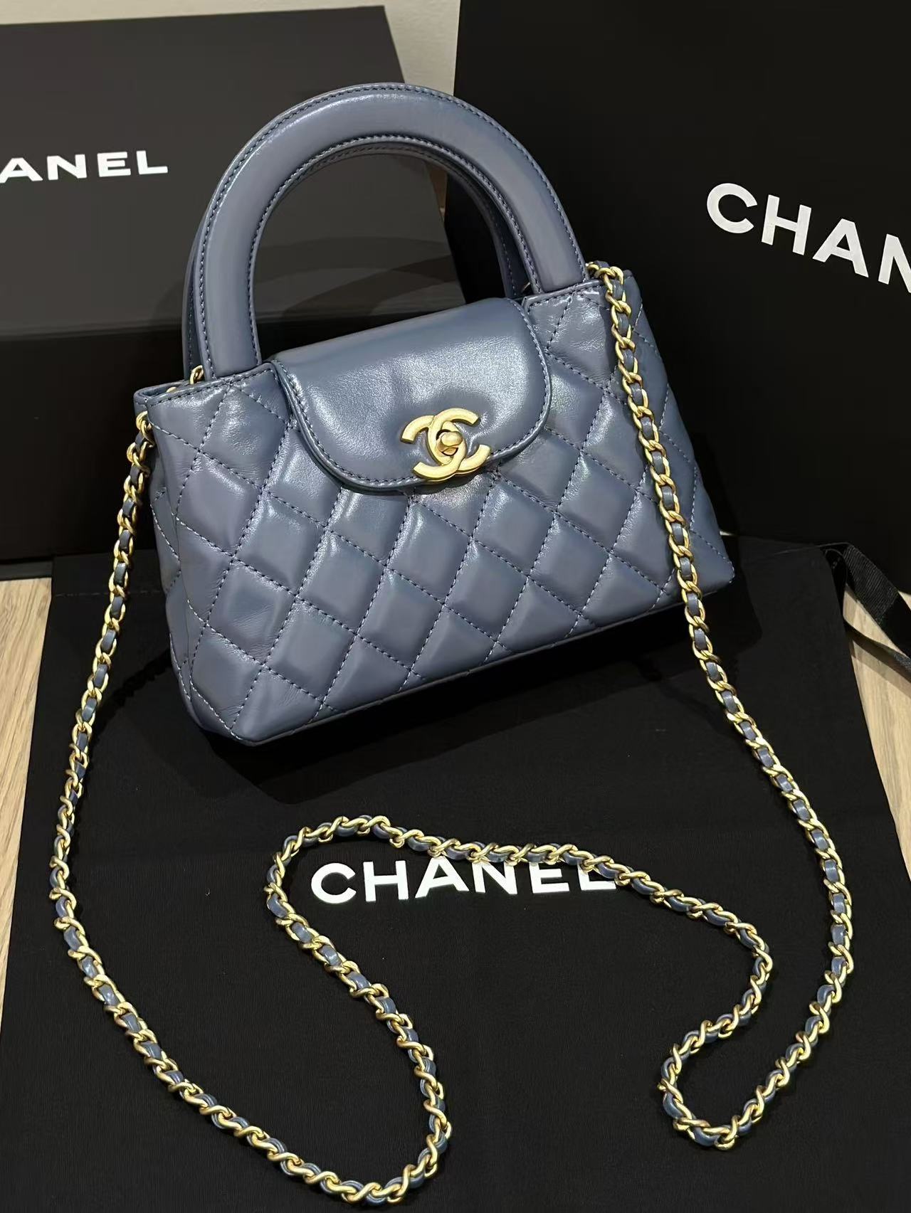 LOVESTAHL 23K Kelly Top‑Handle Handbag