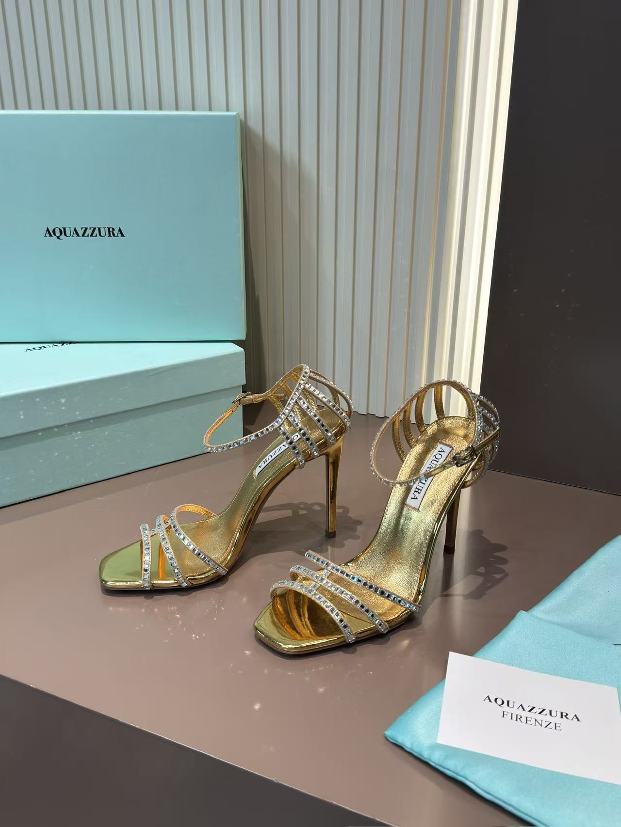 LOVESTAHL 2026 Early Fall Multi-Strap Crystal Slingback Stiletto Sandals Patent Silk Fabric Rhinestone Heels Sheepskin Insole Italian Genuine Leather Outsole Women Formal Party Dress Heels