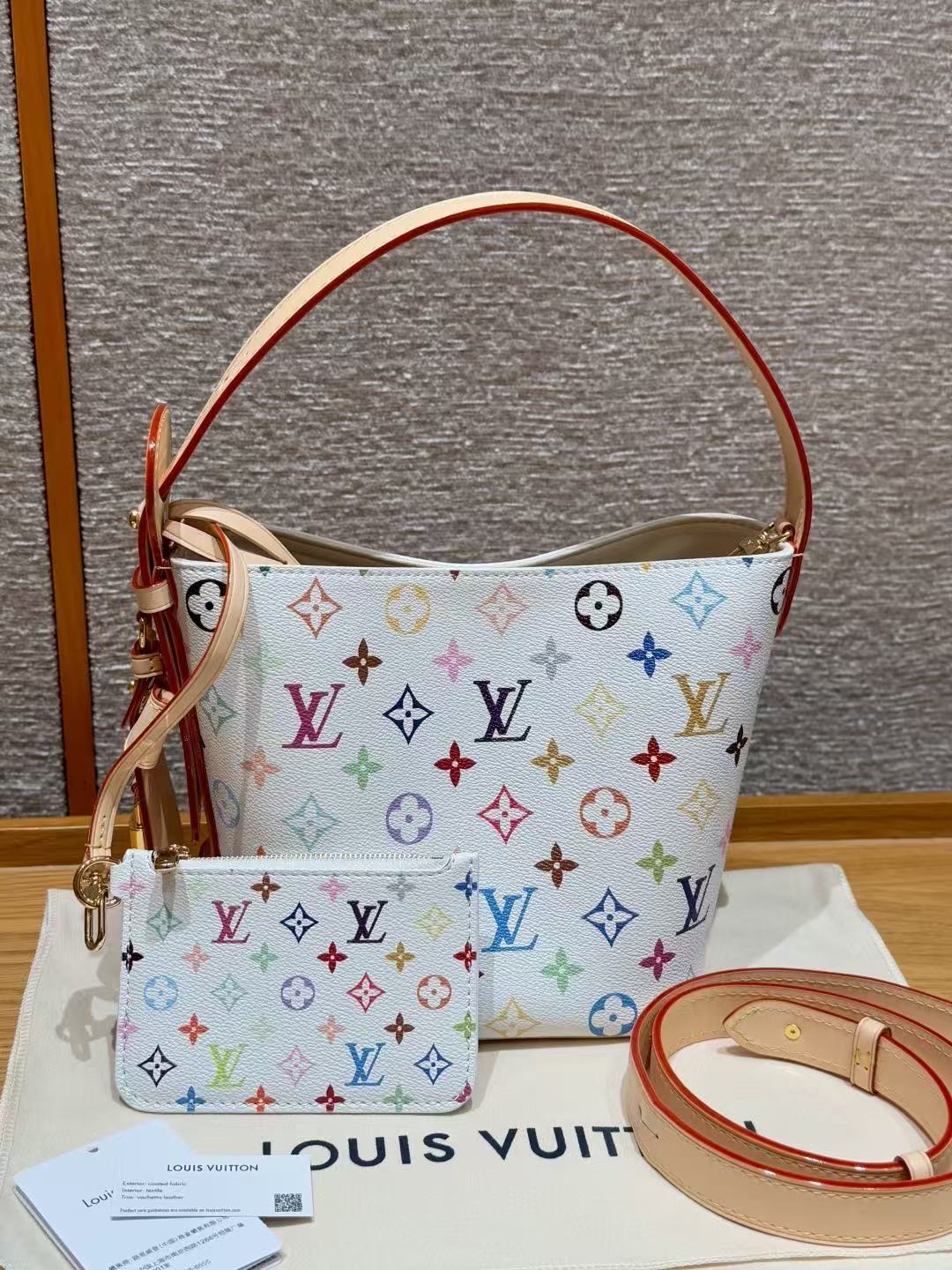 LOVESTAHL Murakami All‑In‑BB Bucket Bag with Coin Purse