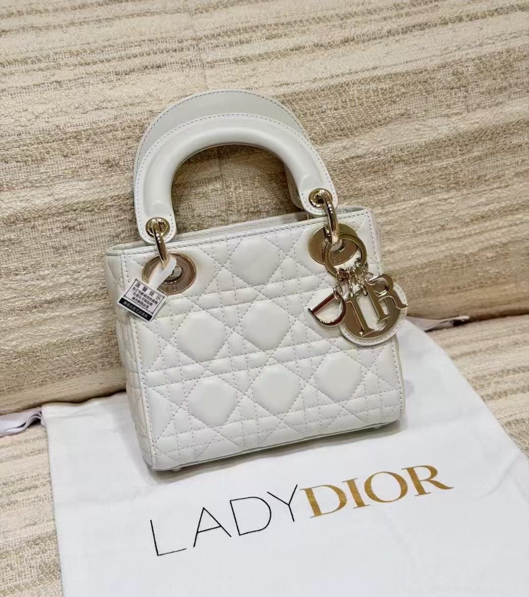 LOVESTAHL Upgraded Craft Bow Detail Imported Lambskin Four Grid Letter Strap Bag Full Custom Packaging Luxury Crossbody Handbag Classic Fashion